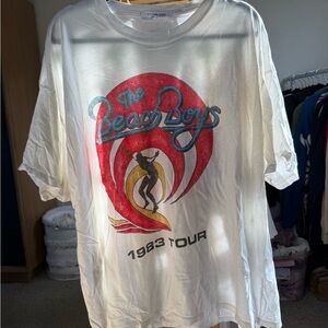 Daydreamer White Beach Boys Tour Shirt